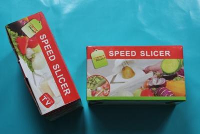 China Speed Slicer 6 Piece Set Kitchen Nicer Dicer slices fruit and meat for sale