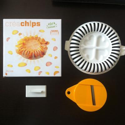 China Creachips Potato Chips Maker Slice the food using the slicer for sale