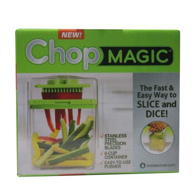 China Produce Fruit Vegetable Slicer Chop Magic Kitchen Nicer Dicer Mince garlic for sale