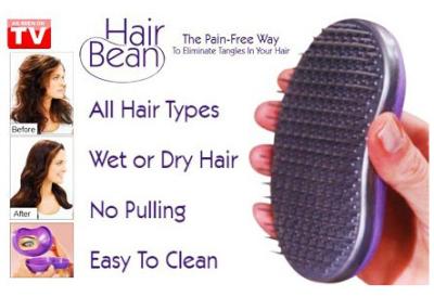 China Ultimate detangle hair brush Spark Innovators Hair Bean Hair Comb for sale