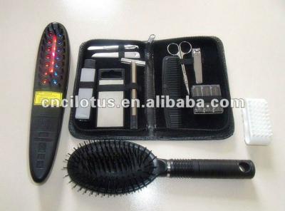 China Power grow laser comb ABS Detangling hair Brush Black Personal Device for sale