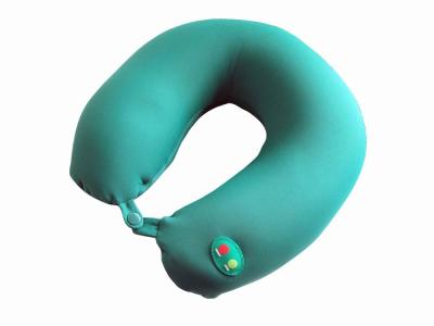 China Vibrating Neck Electric Massage Pillow Green / Blue For Blood Circulation for sale