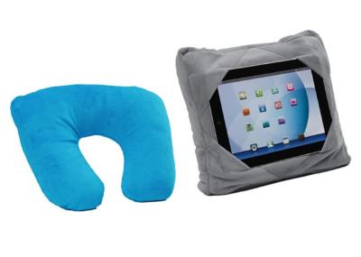 China Coral fleece + Foam Particle Pillow / transformable Neck Pillow for sale