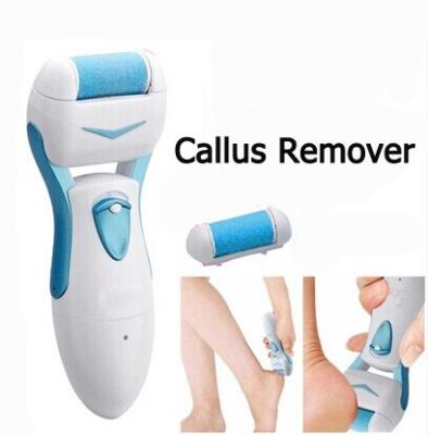 China Mini Electric Callus Dead Skin Remover Battery Operated Blue As Seen On TV for sale