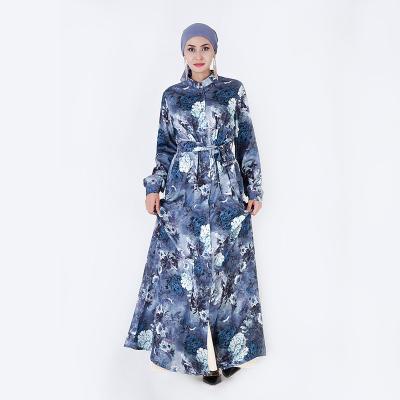 China Polyester BT-7025#2022 new islamic elegant muslim maxi dress islamic ethnic dress for ladies muslim dress Dubai wholesale for sale