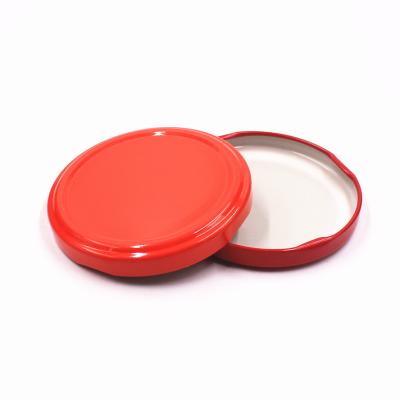 China Non Spill 63MM RTS Canned Cover For Pot Vegetables With Ring Glue for sale