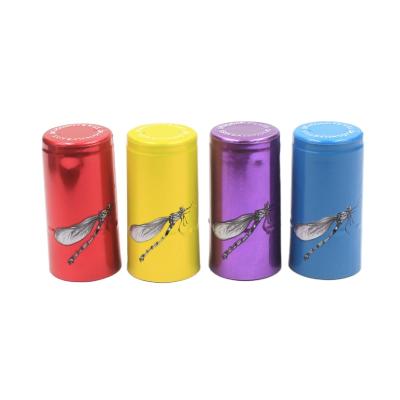 China seal & Custom aluminum closure wine bottle heat shrink sleeve wrap polylaminate cap 30*60mm cap for sale