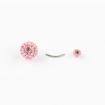 China Unique color CLASSIC hot high quality titanium pink belly sale design piercing jewelry for sale