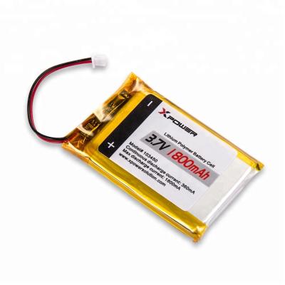 China 3.7v 1800mah audio rechargeable lithium battery for sale