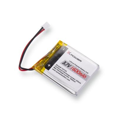 China High quality medical equipment OEM lithium polymer battery 103745 3.7V 1600mah lipo battery for heating gloves for sale