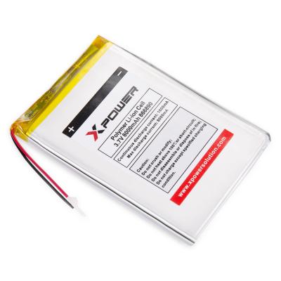 China Toys Xpower High Capacity 8000mAh 9060100 Lithium 3.7V Polymer Battery for sale