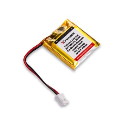 China Hair Trimmer 3.7V 400mah Small Lipo Battery For Mini Camera for sale