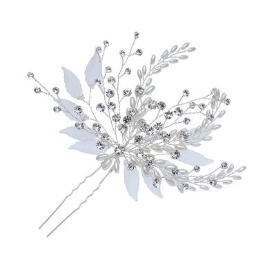 China U Hair Pin Handmade Bridal Hair Accessories Elegant Pearl Highlight Wedding Hair Pins Jewelry For Women for sale