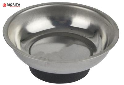 China Plumbing tools Round Magnetic Bowl Stainless Steel Diameter 150mm Holds Bolts, Nuts, Screws And Parts for sale