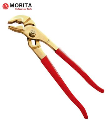 China Non sparking tools groove joint water pump plier 10