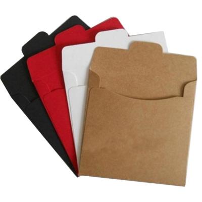 China Custom CD Envelope Logo Kraft Paper CD Sleeves Discs DVD Packaging Bag Box CD Envelope For Wedding Event Party for sale