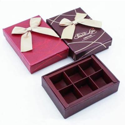 China Recyclable fancy empty box for chocolate, chocolate cavity praline box, box for chocolate candies for sale