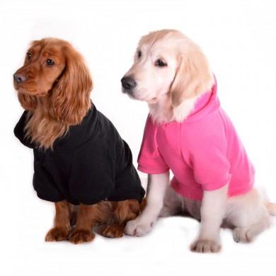 China plain pink dog hoodie small dog puppies for sale pet clothes-pet clothing-dog for sale