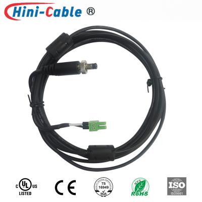 China DC5525 Industrial Power Cords & Extension Cords 2-Core Power Connection Harness with Anti-Interference Magnetic Ring Two for sale