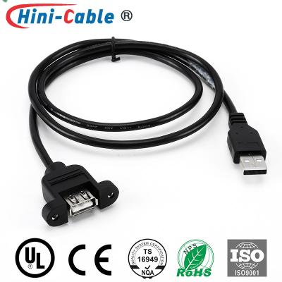 China USB 2,0 een Mannetje aan de Vrouwelijke 1500mm Kabel van de de Monitoruitbreiding van PC Te koop