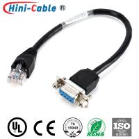Chine Câbles de moniteur d'ordinateur de D-SUB 9 Pin To ampère 8P8C 300mm à vendre