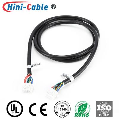 Cina Cablaggio di cavo elettrico schermato di JST 2.5mm 2x6Pin 1300mm in vendita