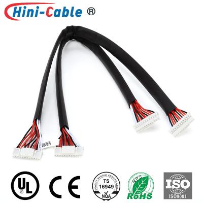 China Multi Core Male To Male 2.0mm 12Pin Wire Harness Assembly for sale