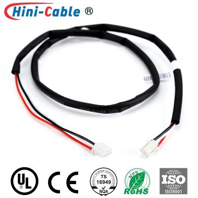 China Male To Male 2.0mm 3Pin 22AWG Industrial Wire Harness for sale