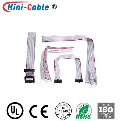 China Red Side Board To Board 2.0mm 2x6Pin Flat Ribbon Cable for sale