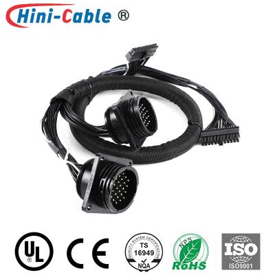 China Pitch 3.0mm 2x12Pin to 24Pin Power Supply Connection Cable 20AWG for sale