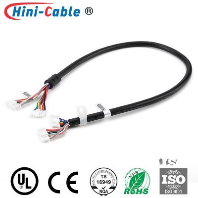 China Transmissão do sinal do cabo do núcleo de JST Pitch2.0mm 8Pin 28AWG multi à venda