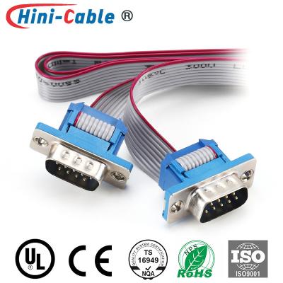 China 28AWG 750mm Length Data Transmission Cable 9Pin Male To 9Pin Male for sale