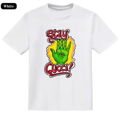 China Oversized Anti-Wrinkle Relax Fitted Super Soft Plus Size T-shirts 180gsm Cotton Short Sleeve 100% White T-Shirt For Men for sale