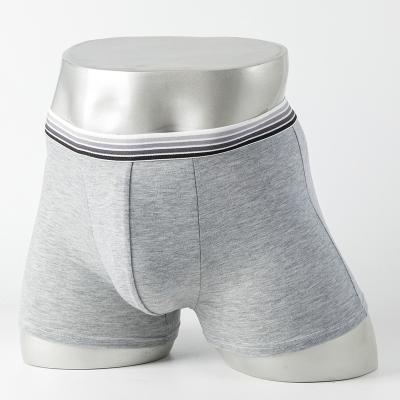 China Solid Color Boxers Custom Breathable Comfortable Polyester Plus Size Underwear Briefs For Men for sale