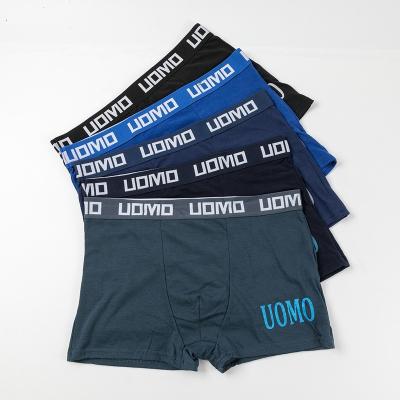 China Wholesale Customized Men's Briefs 3.5cm OEM Logo Underwear Men's Spandex/Polyester Boxers Boxershorts Anti-Static for sale