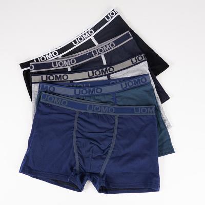 China OEM Boxers Men Antibacterial High Quality Flexible Cotton Underwear Elastic Briefs for sale