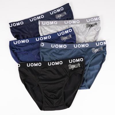 China Customized Antibacterial 100% Polyester Men's Plain Sexy High Quality Cotton Boxers & Soft Briefs for sale