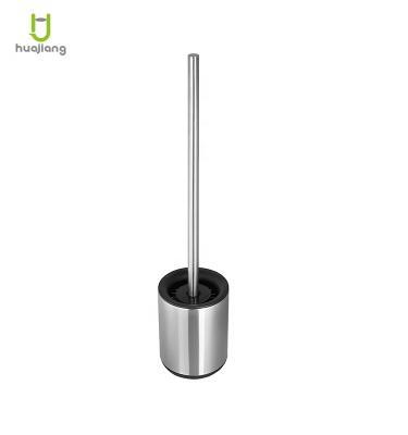 China Durable TPR Toilet Brush Stainless Steel Bathroom Toilet Brushes Matt Finished With Anti-Fingerprint Silicone Toilet Brush for sale