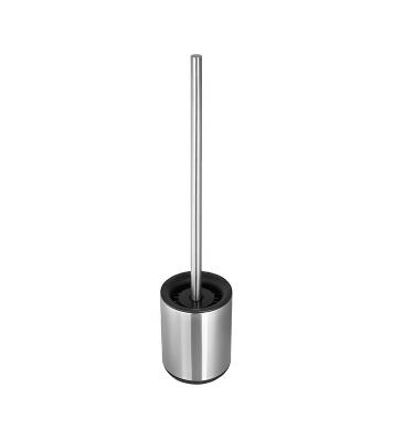 China Durable TPR TOILET BRUSH Stainless Steel Satin With Anti Fingerprint Bathroom Toilet Brush for sale