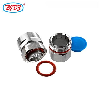 China RF 7/16 DIN Male Plug Flange Connector For 7/8 FXL-780 LDF5-50A Cable Connector for sale