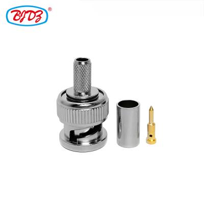 China RF Bnc Male rg58 Coaxial Pin Tube Plug RF Cable Connector BNC for sale