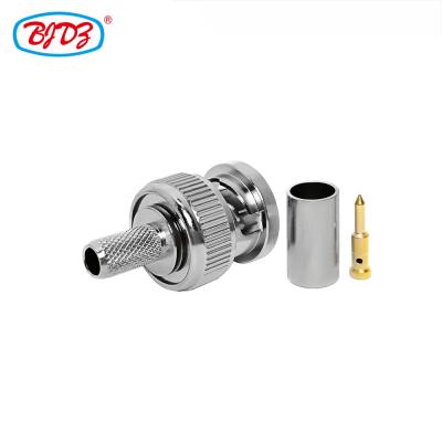 China MALE RF CRIMP LMR195 BNC CABLE RF CONNECTOR COAXIAL CONVERTER for sale