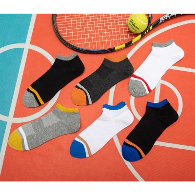 China Wholesale Unisex Sportswear 100%cotton Breathable Socks Men Sport Boat Socks for sale