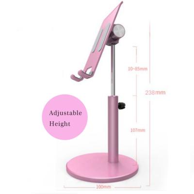 China 2021 New High Quality Aluminum Desktop Mobile Phone Tripod PORTABLE Hot Selling Lazy Stand for sale