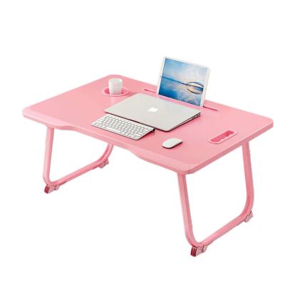 China Density Adjustable Plastic Board ABS Aluminum Leg (Height) Laptop Desk For Bed Sofa Home Use Folding Computer Table for sale