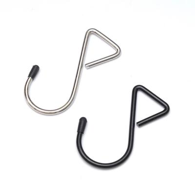 China Retail Industry Hot Sale Small Wire Snap S Hook Form Metal Hanger Hook Stainless Steel S Hook For Industry for sale