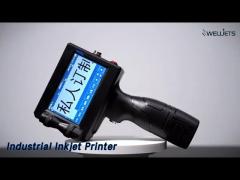 Thermal TIJ Industrial Inkjet Printer 600 DPI Handheld High Resolution