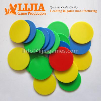 China Eco - Friendly Custom Game Figures Plastic Chips With Custom Logo For Board Game And Poker Chips for sale