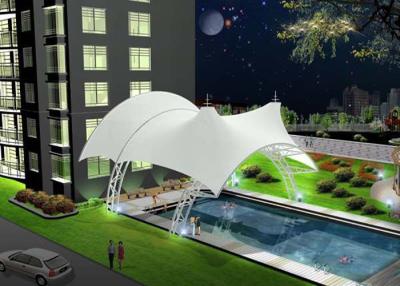 China Popular Tensile Fabric Structures Architecture For Swimming Pool for sale