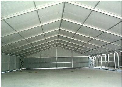 China Outdoor Warehouse Industrial Storage Tents Fireproof Aluminum Structure for sale